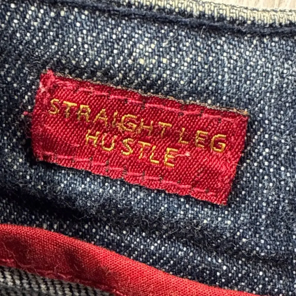 Vintage Sasson Hustle Jeans Womens 4 Straight Leg Low Rise Denim Ooh La La 1980s